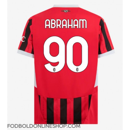 AC Milan Tammy Abraham #90 Hjemmebanetrøje 2024-25 Kortærmet